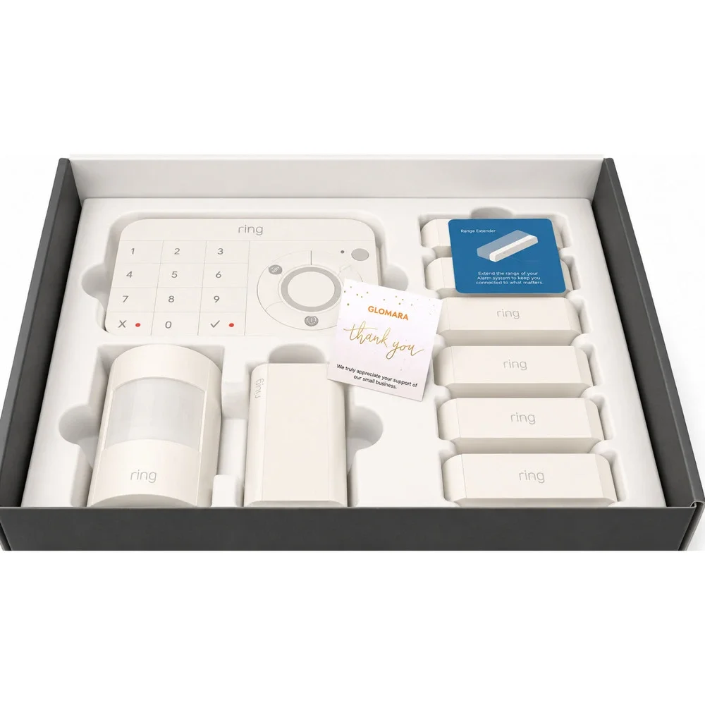 Ring Alarm Wireless Home Security System 10-Piece Kit Complete Set